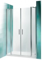 Roltechnik sprchové dveře TDN2 1500 výplň transparent rám stříbrný 721-1500000-01-02